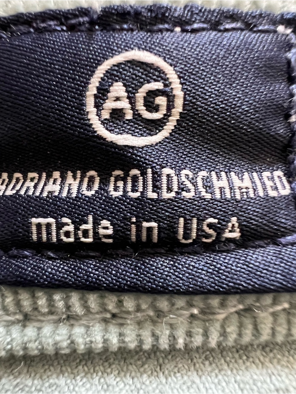 Corduroy Pants in Sage Green and Rust - Classic Casual Fit - Picture 4 of 12